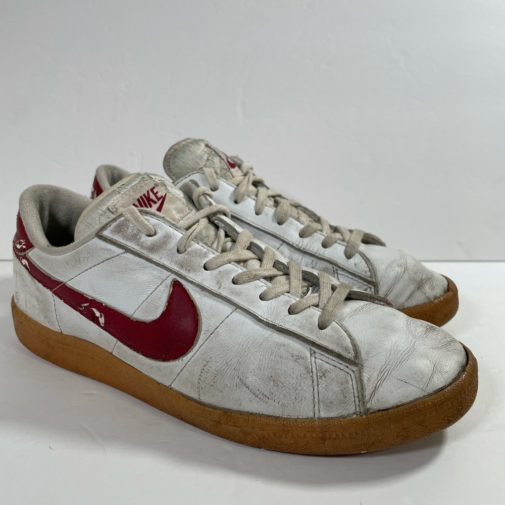 Nike Tennis Classic White Leather Red 2002 OG 305042-161 Size 8.5
